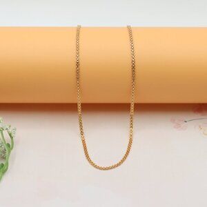"Classic Rose Gold Chain Necklace, Sleek Everyday Chain Design, XPNL0185